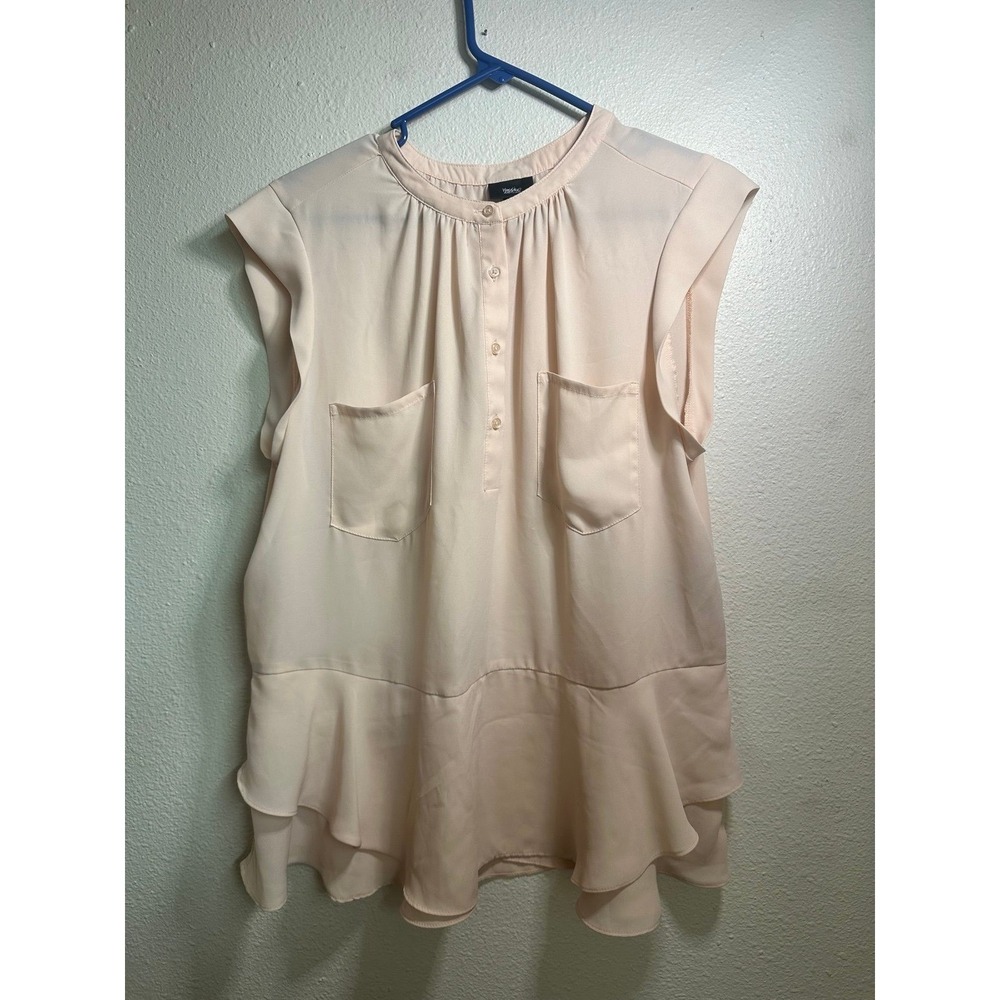 Mossimo Peach Blouse Size XL